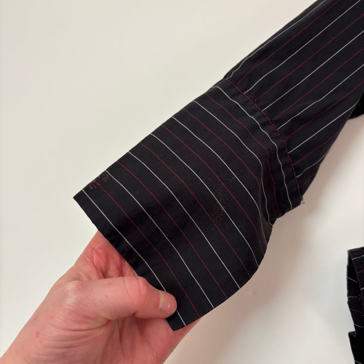 90s RW&CO Stripe Blouse - L