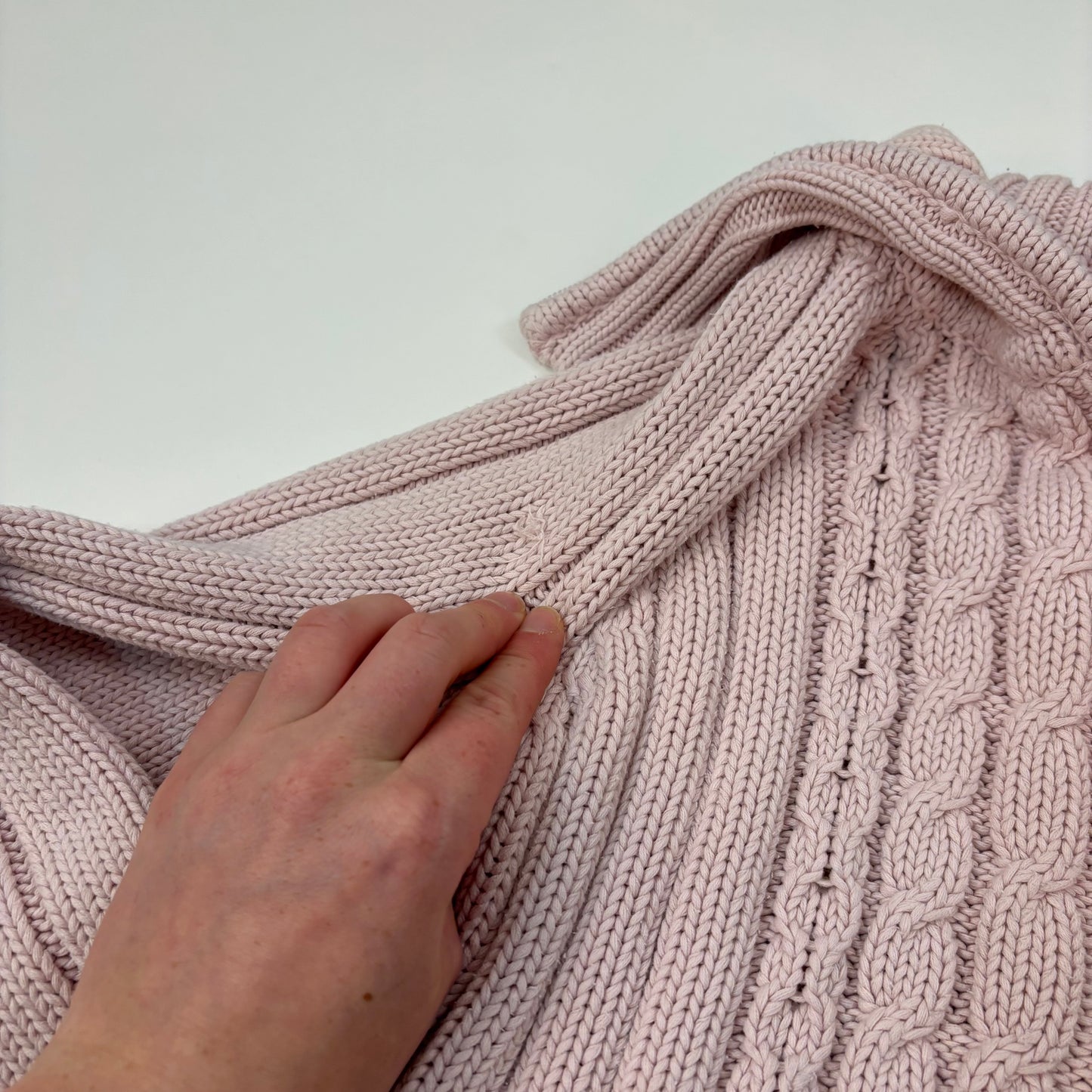 Vintage Pink Double Zip Knit - XS/S
