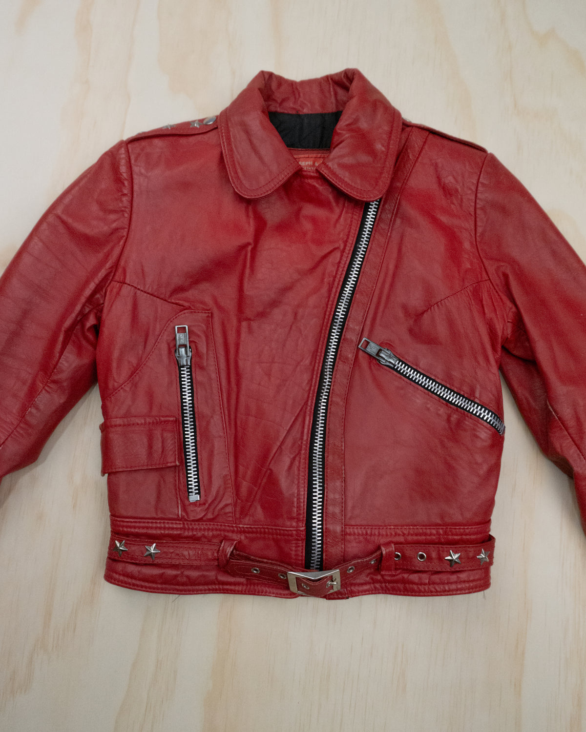 Vintage French Leather Jacket - XS