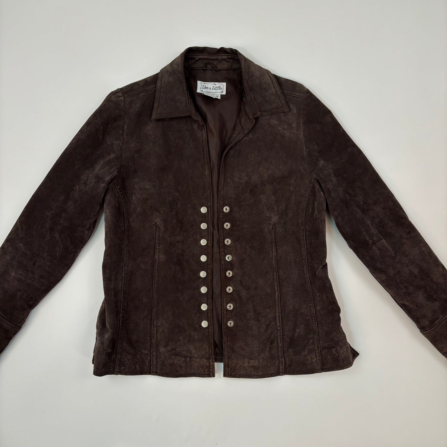 Vintage Brown Suede Jacket - S