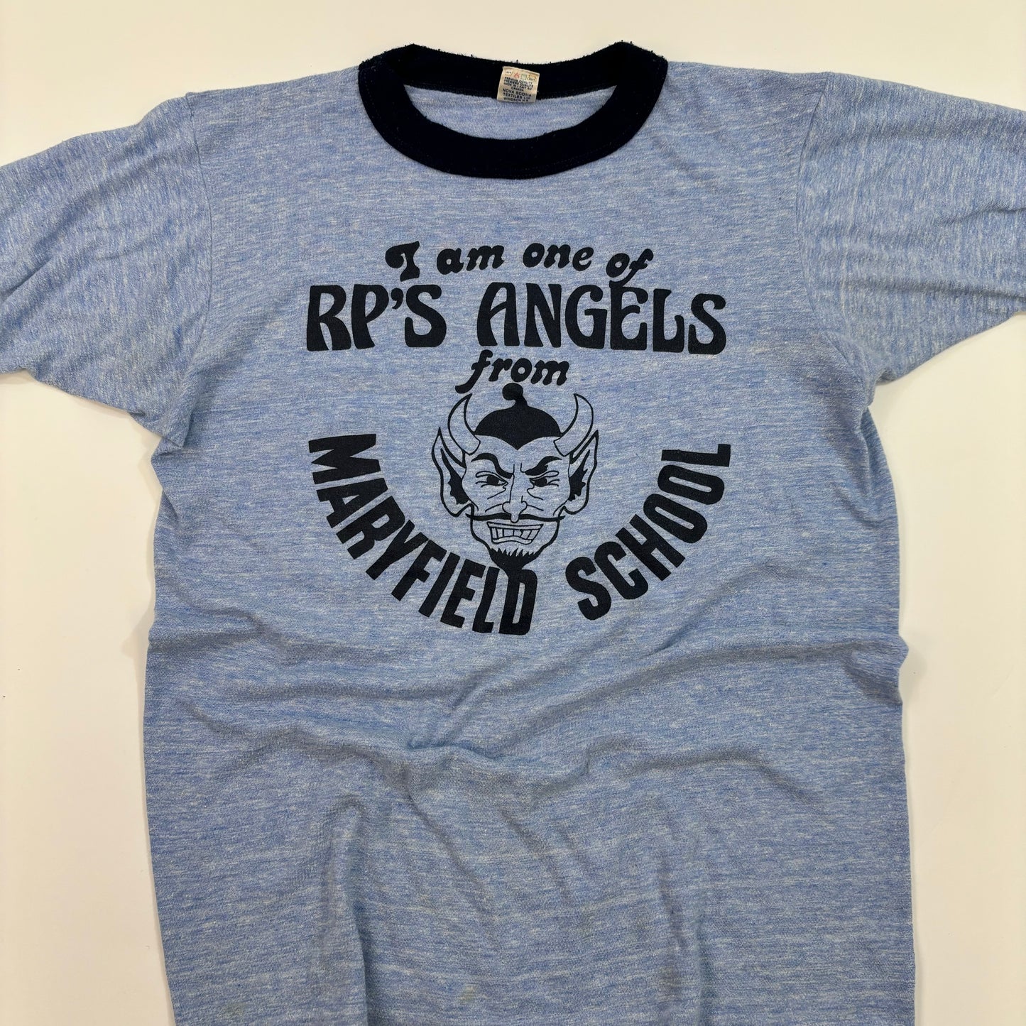 Vintage Ringer Graphic Tee - M