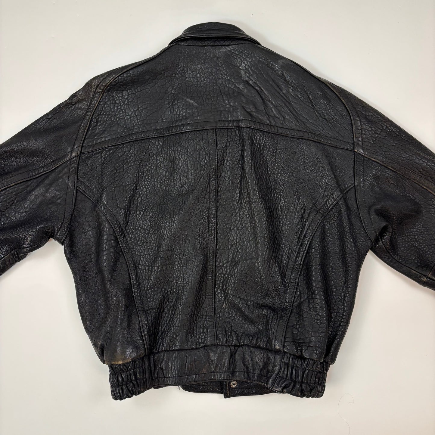 Vintage Pebble Leather Jacket - S/L