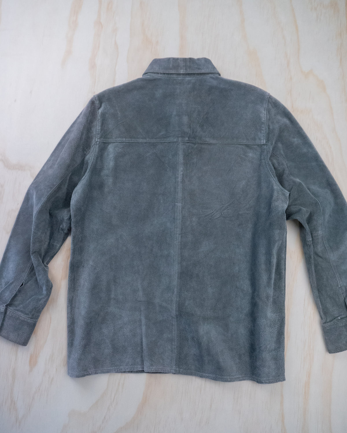 Chemise boutonnée en daim vintage - S/M