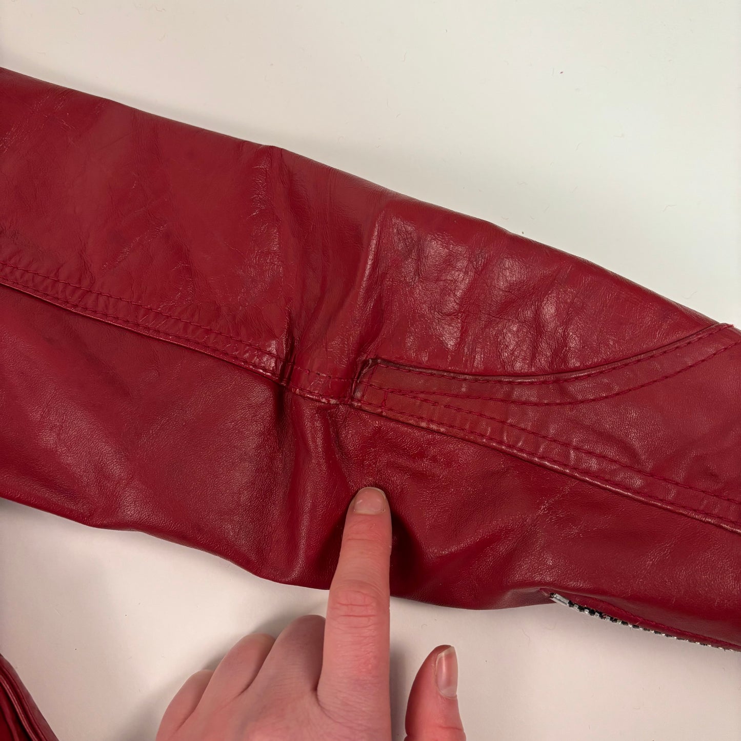 Vintage French Leather Jacket - XS