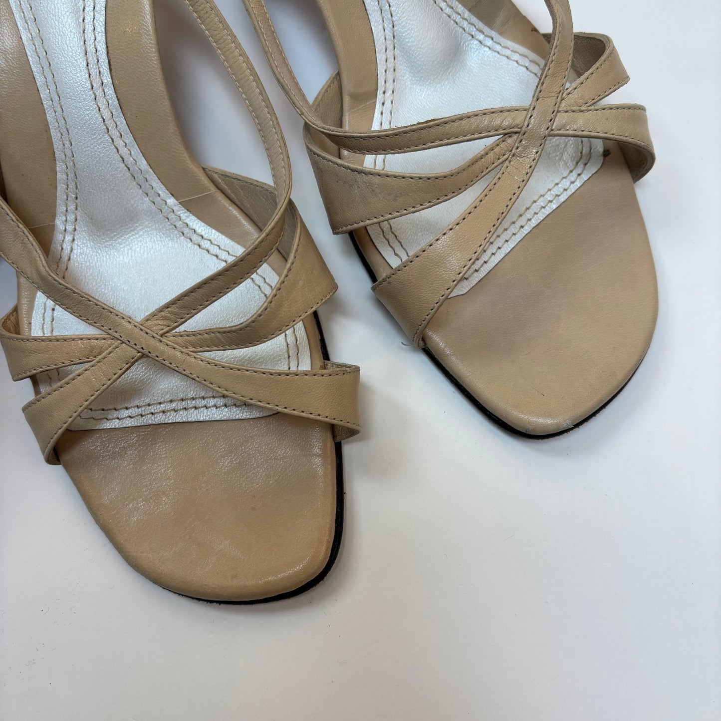 Vintage Square Toe Kitten Heels - 7.5/8