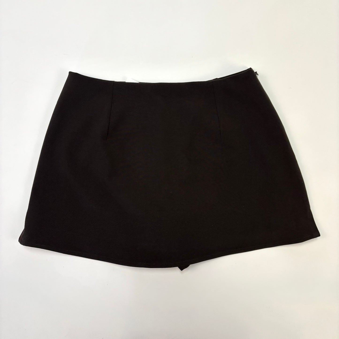 Brown Handmade Mini Skort