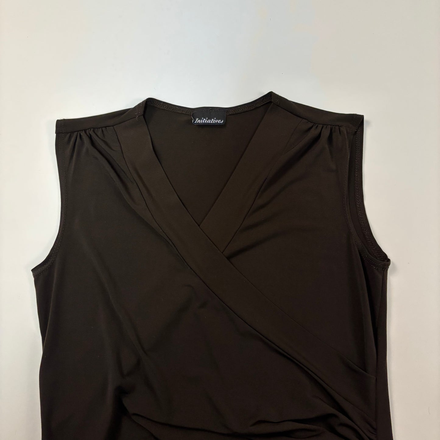 2000s Chocolate Brown Top - M/L