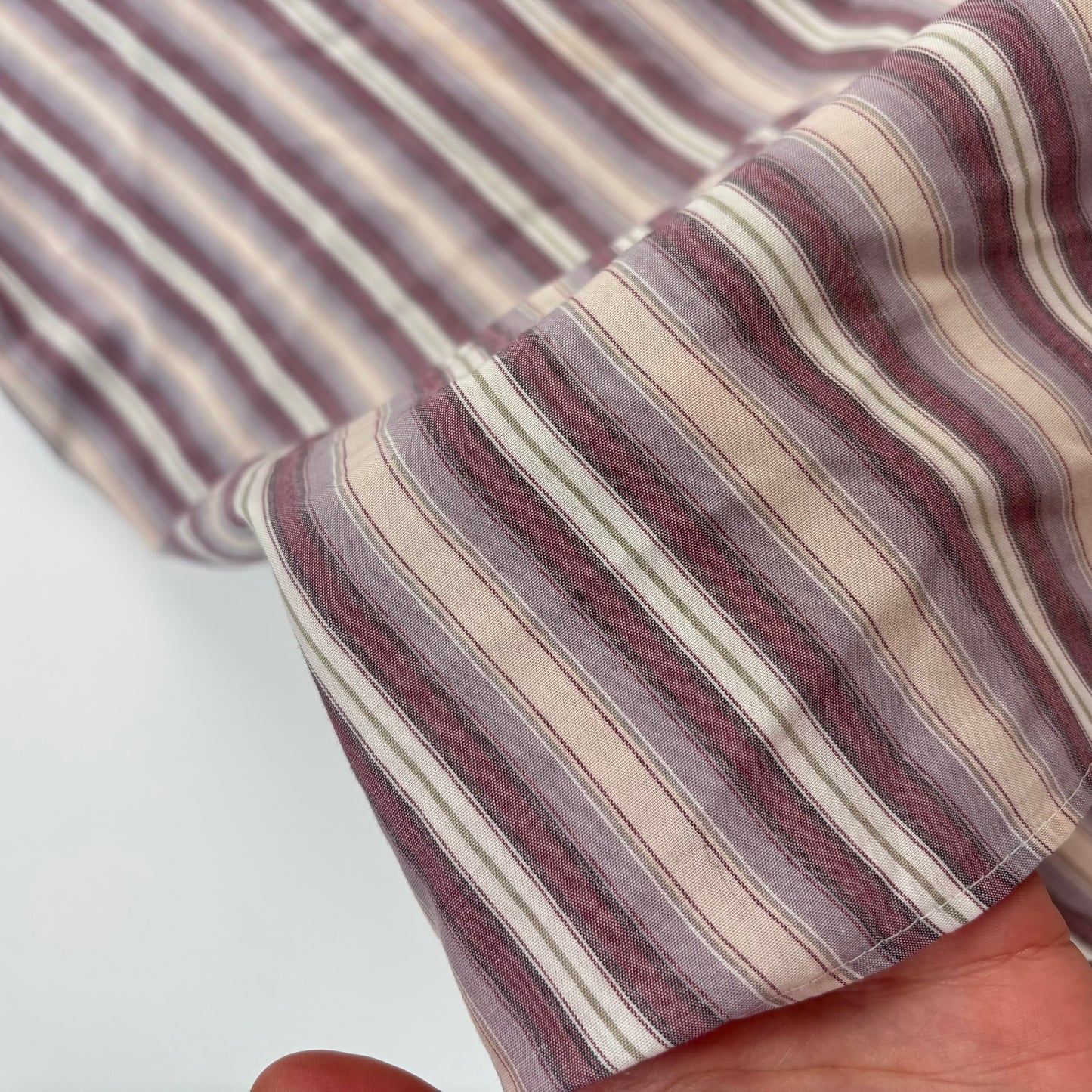 Vintage Stripe Button Up Top - M