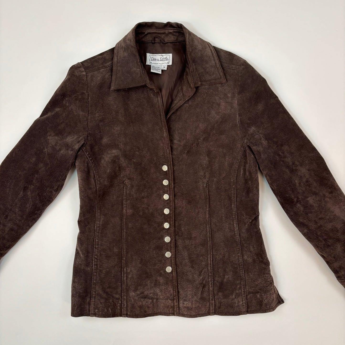 Vintage Brown Suede Jacket - S