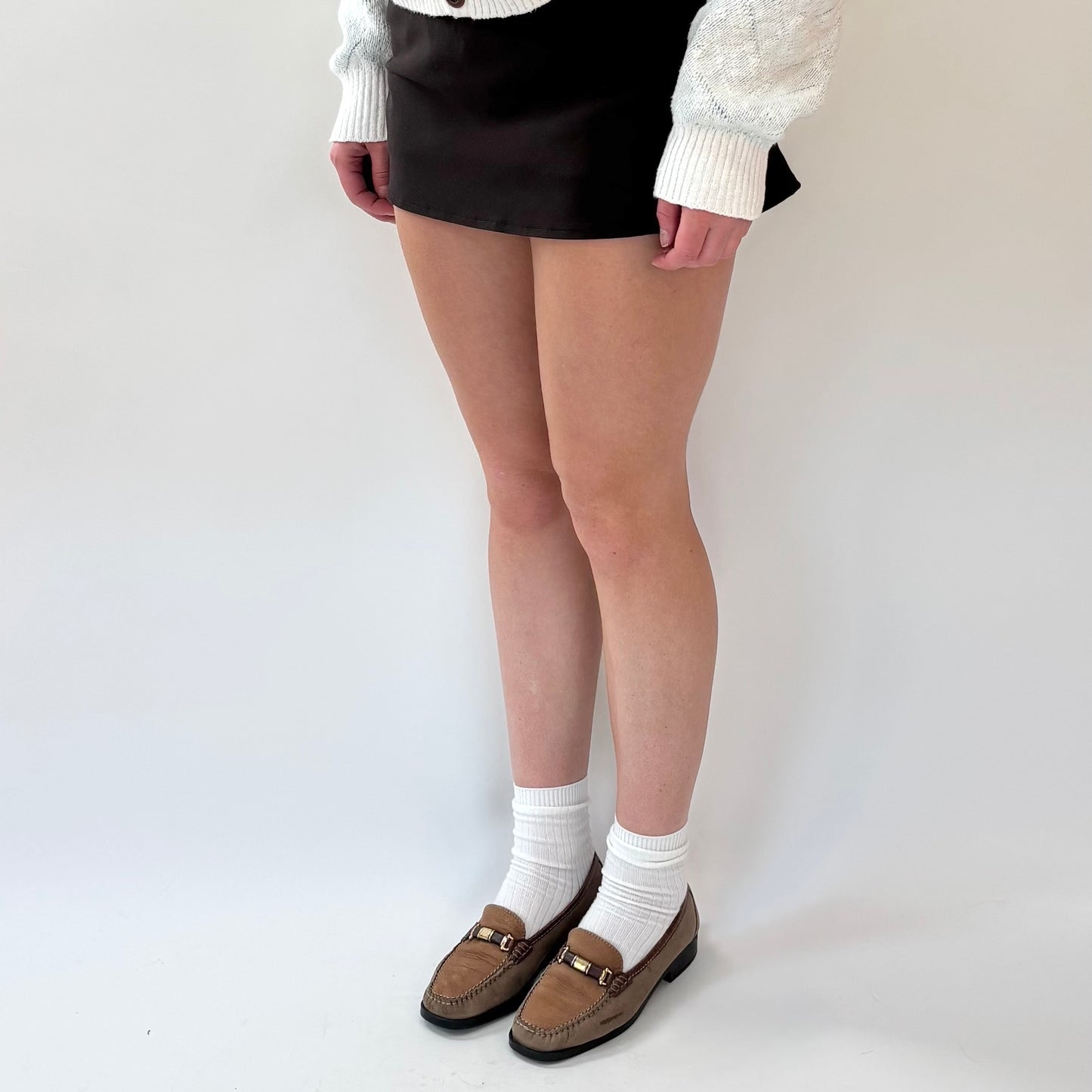 Vintage Brown Leather Loafers - 6.5