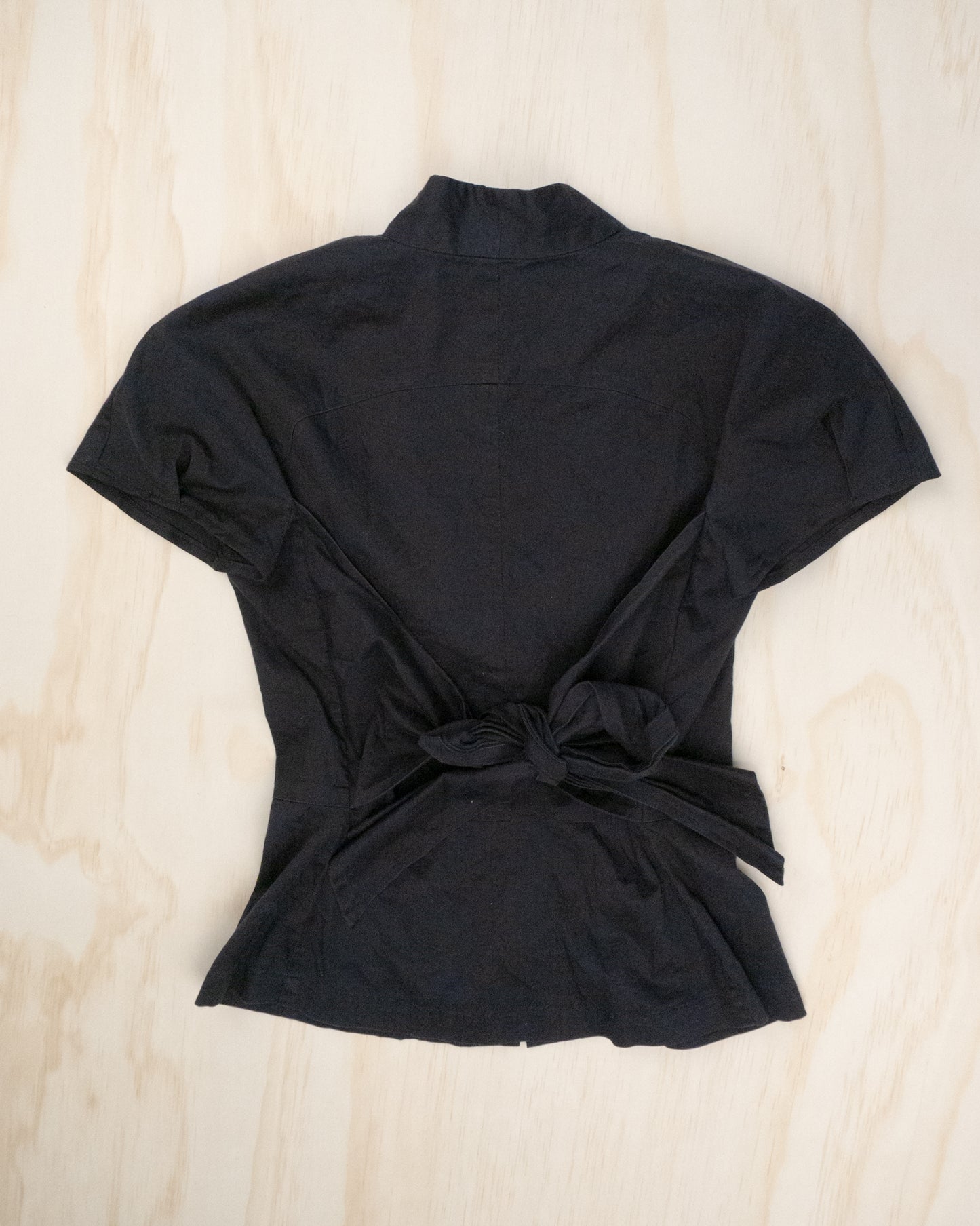 2000s Back Tie Blouse - S