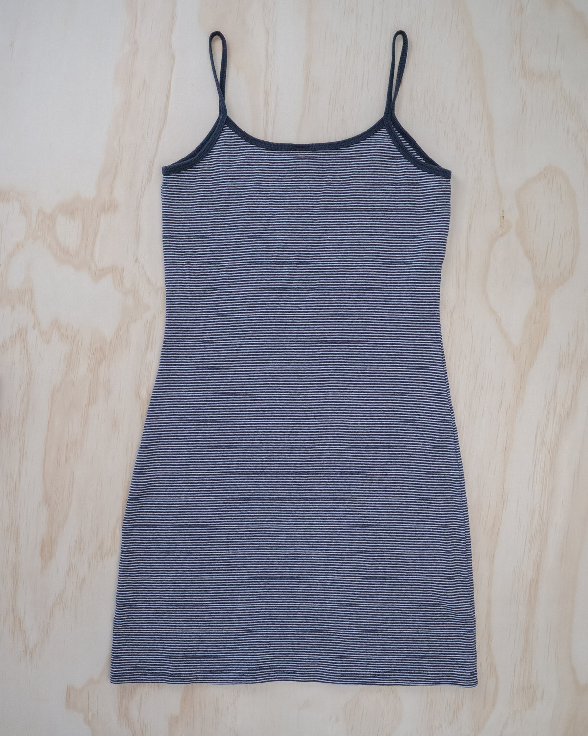 Vintage Stripe Cotton Knit Dress - S