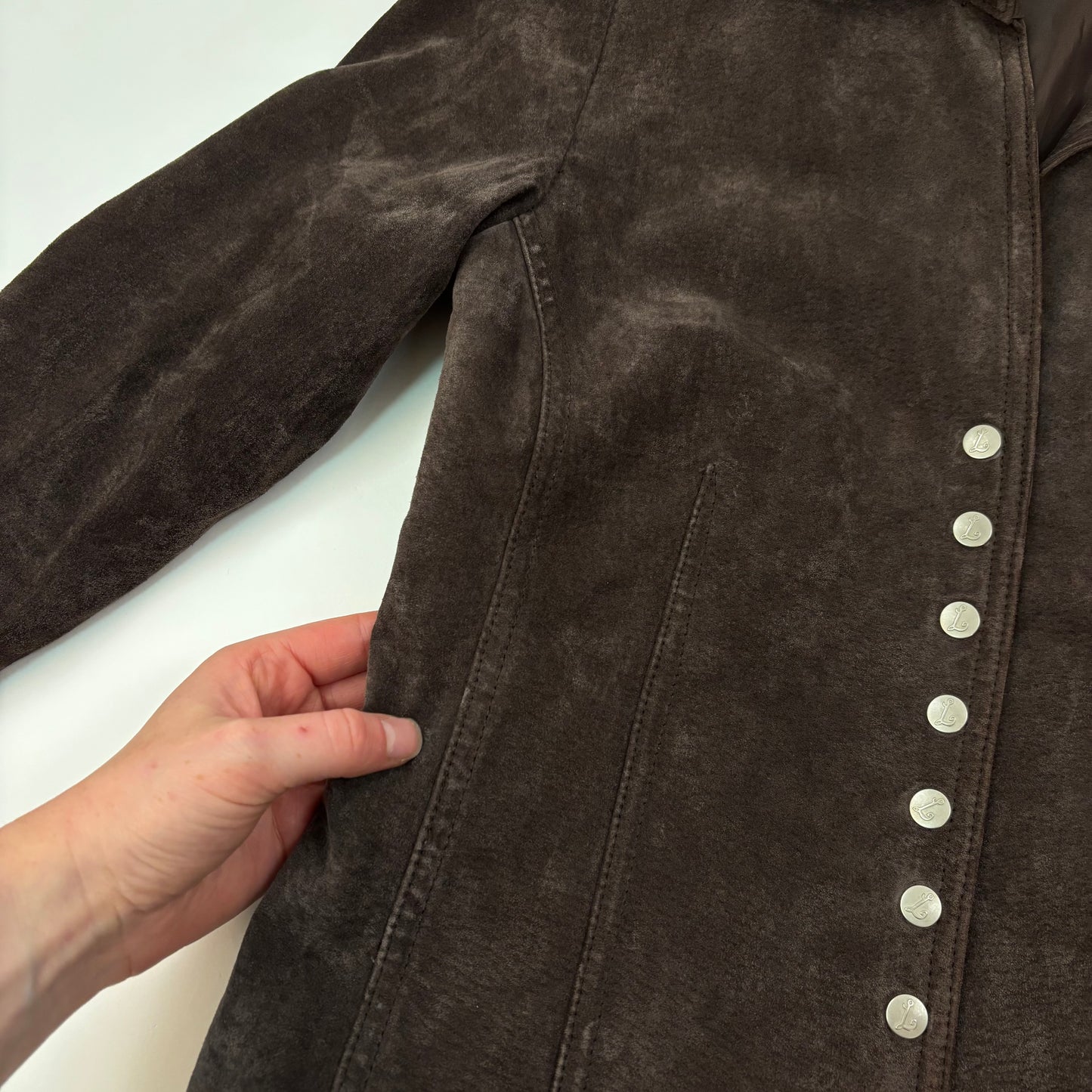 Vintage Brown Suede Jacket - S