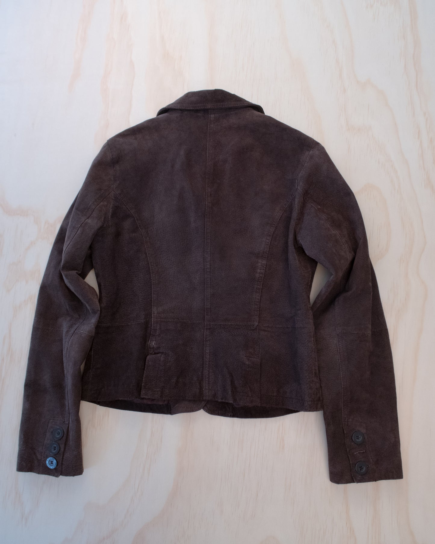 Vintage Brown Suede Jacket - S/M
