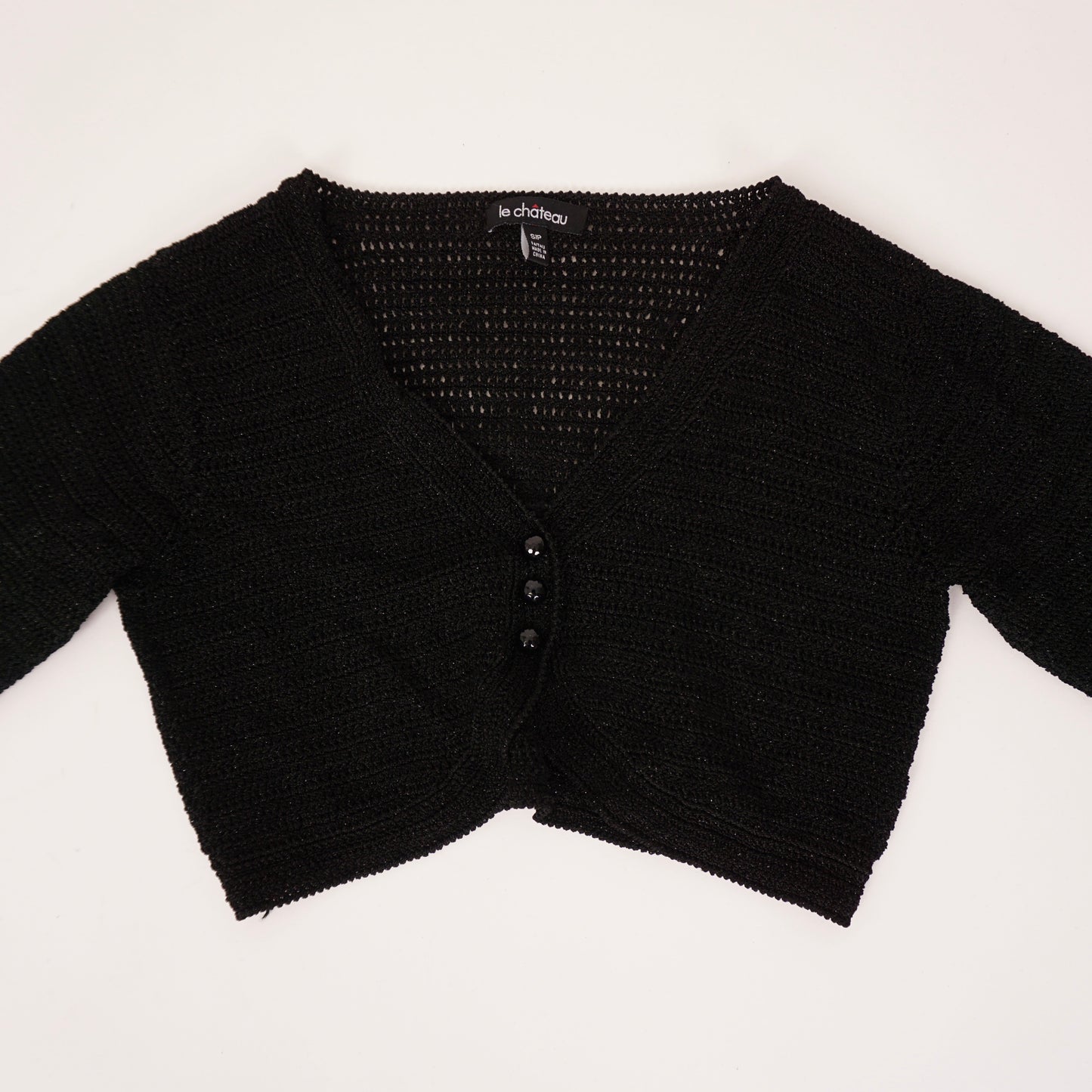 Vintage Quater Sleeve Bolero Cardigan - XS