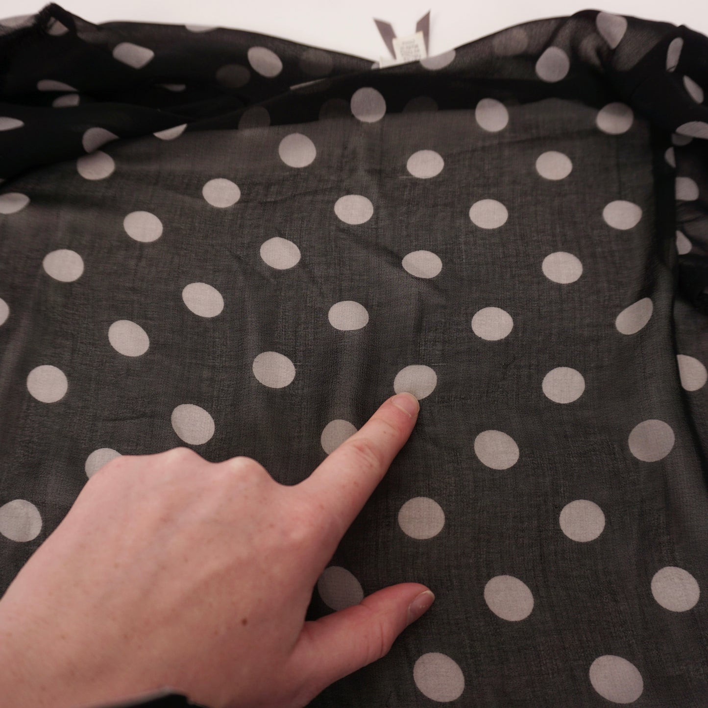 Vintage Polka Dot Dynamite Wrap Top - XS
