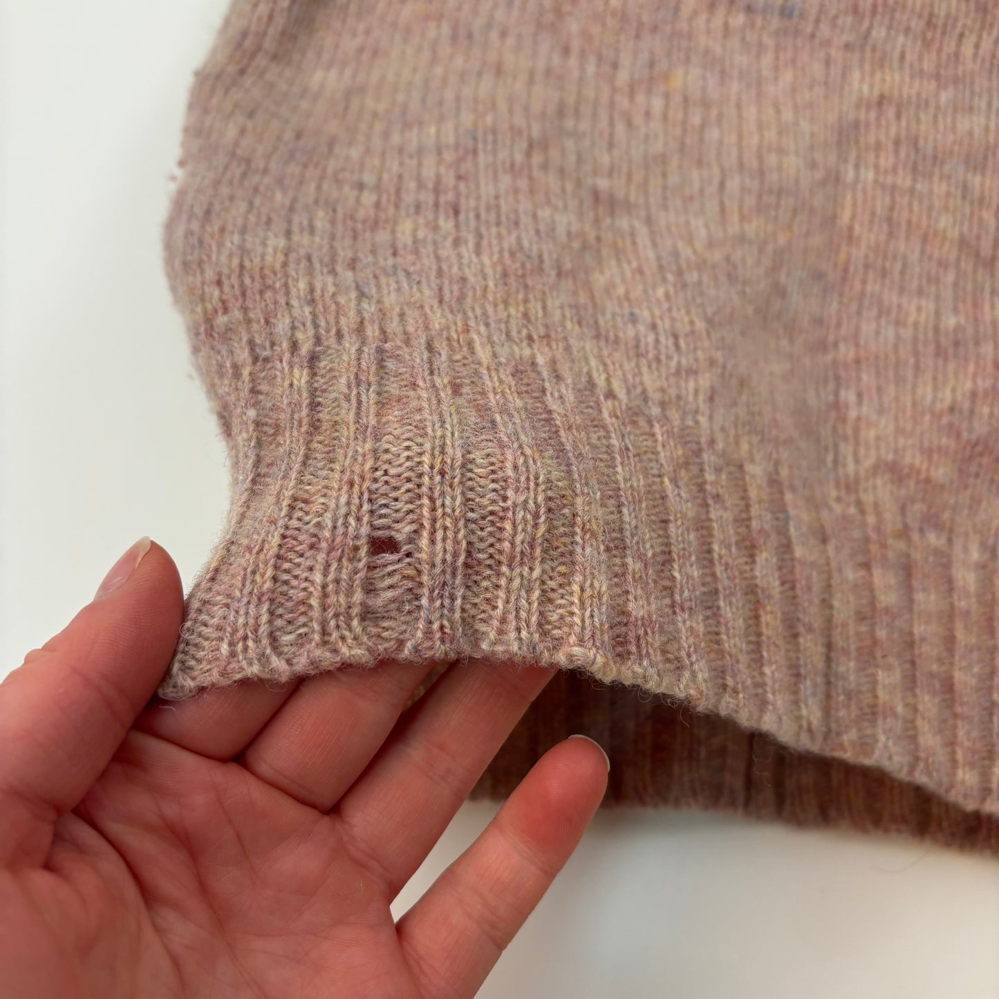 Vintage Multi Colour Wool Sweater - S