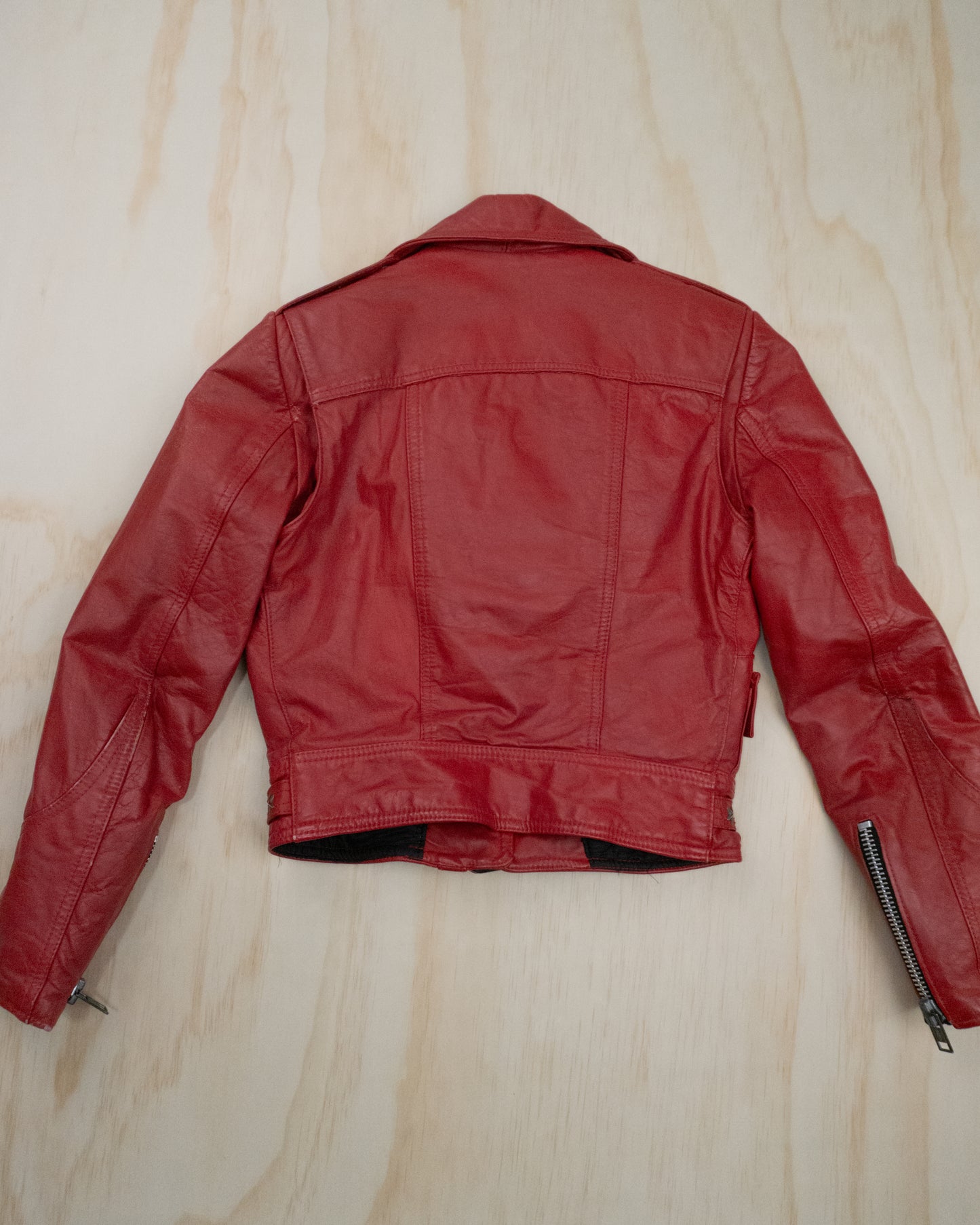 Vintage French Leather Jacket - XS