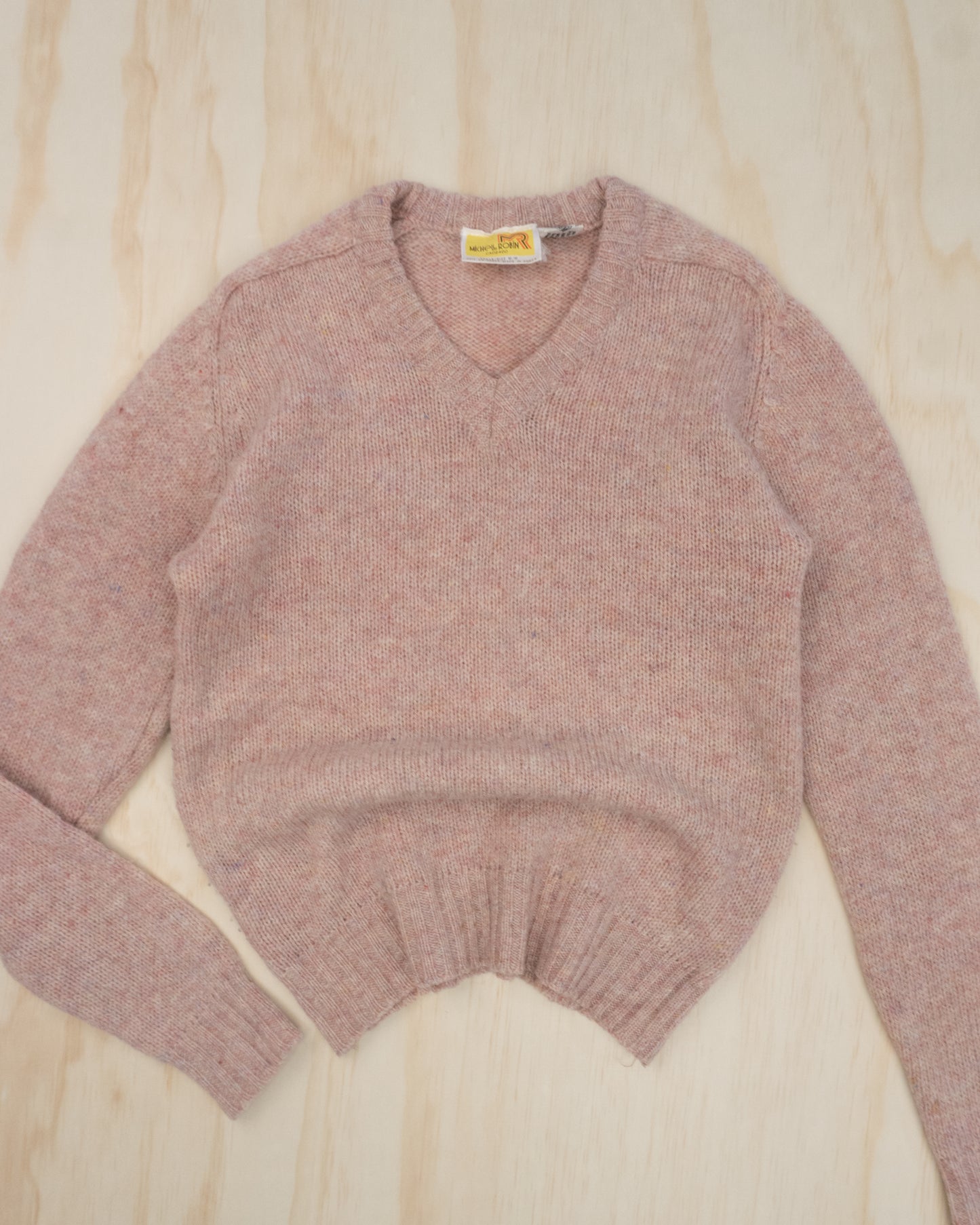 Vintage Multi Colour Wool Sweater - S