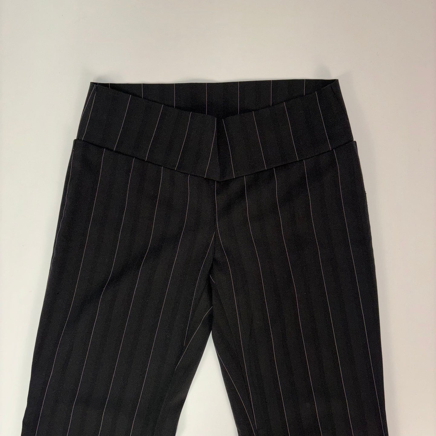 Vintage Fitted Striped Pants - 25/26