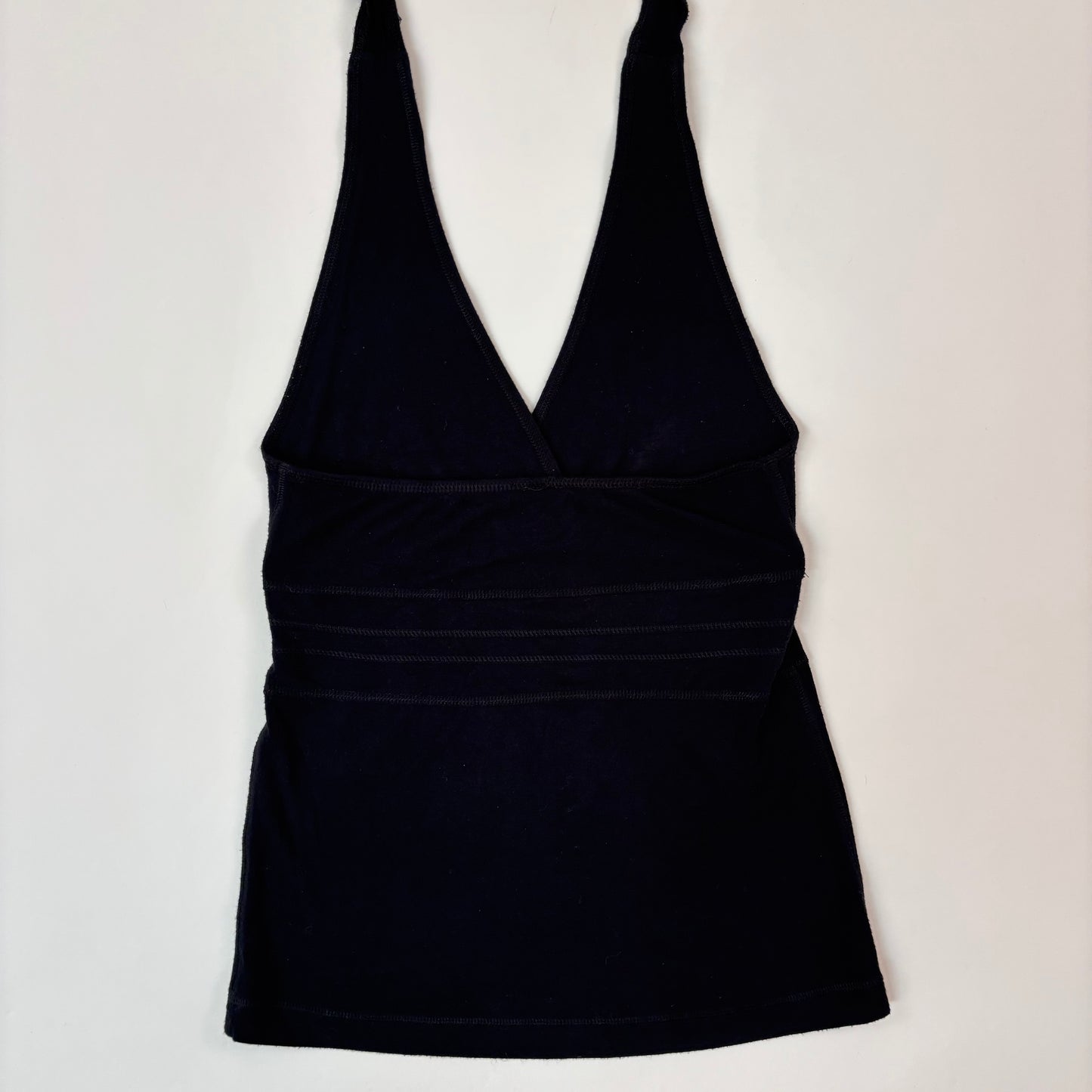 Vintage Black Halter Top - S