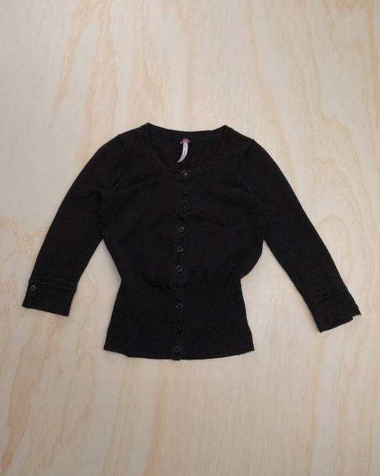Smart Set Quarter Sleeve Cardigan - XS