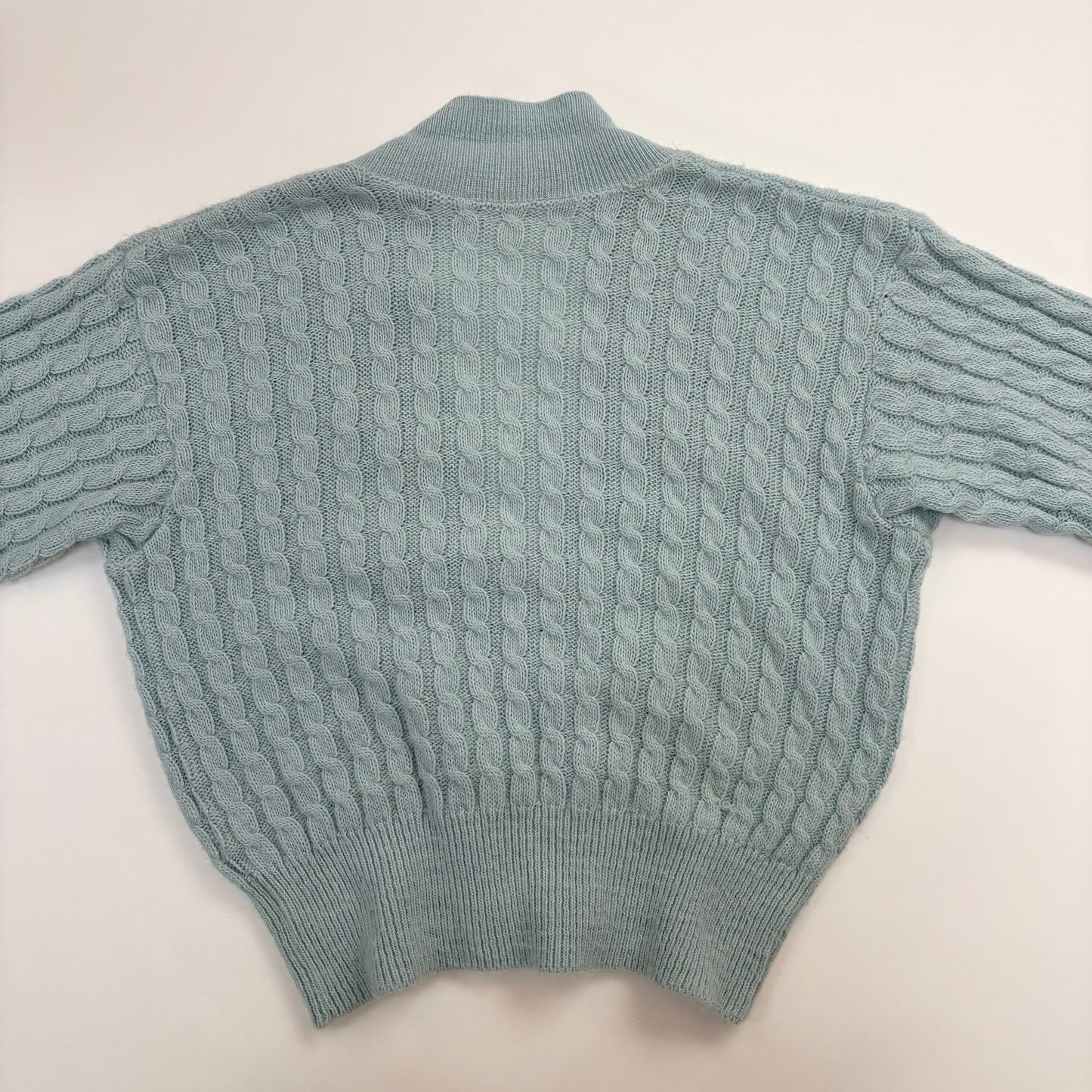Vintage Quarter Sleeve Cardigan - M