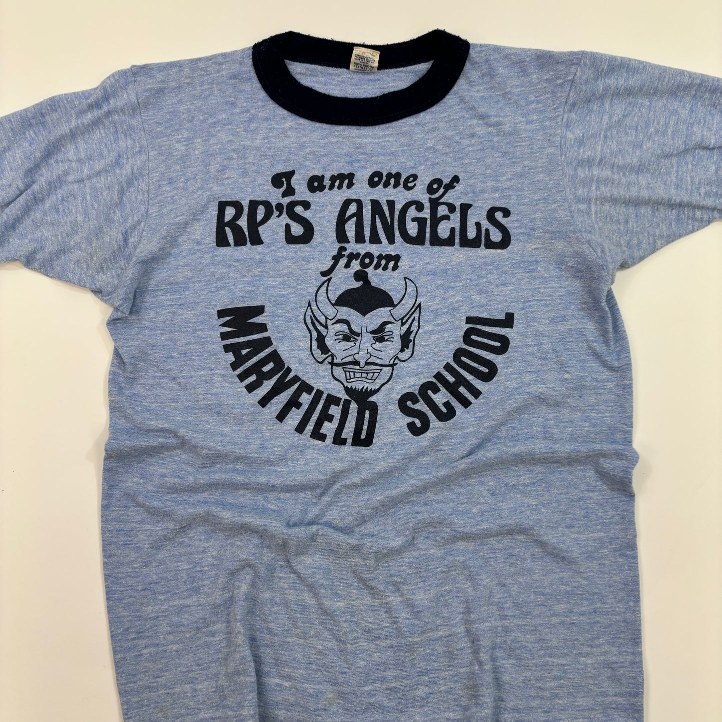 Vintage Ringer Graphic Tee - M