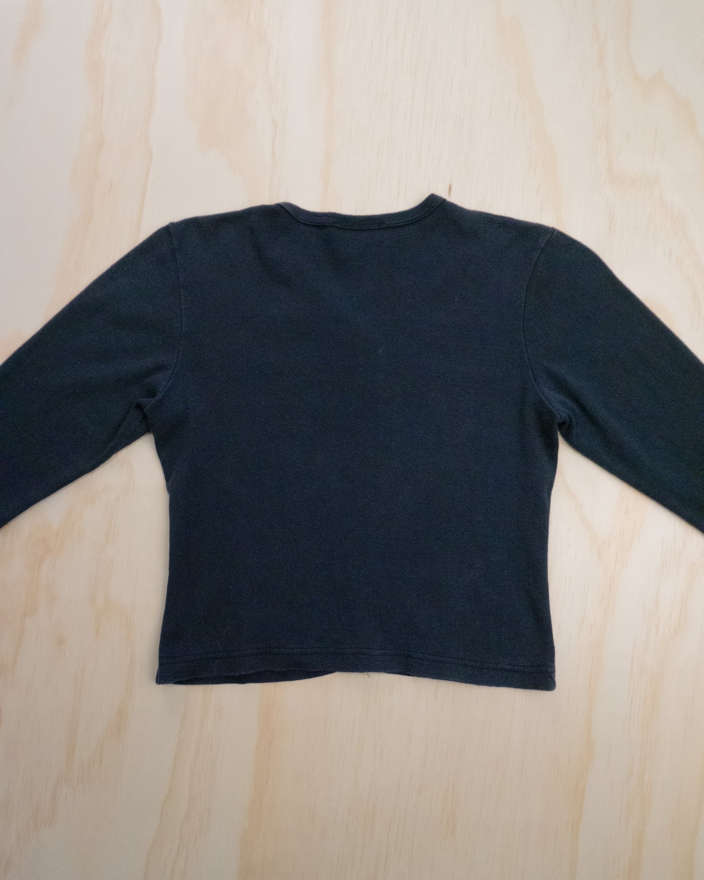 90s M Basics Wash Black Top - XS/S