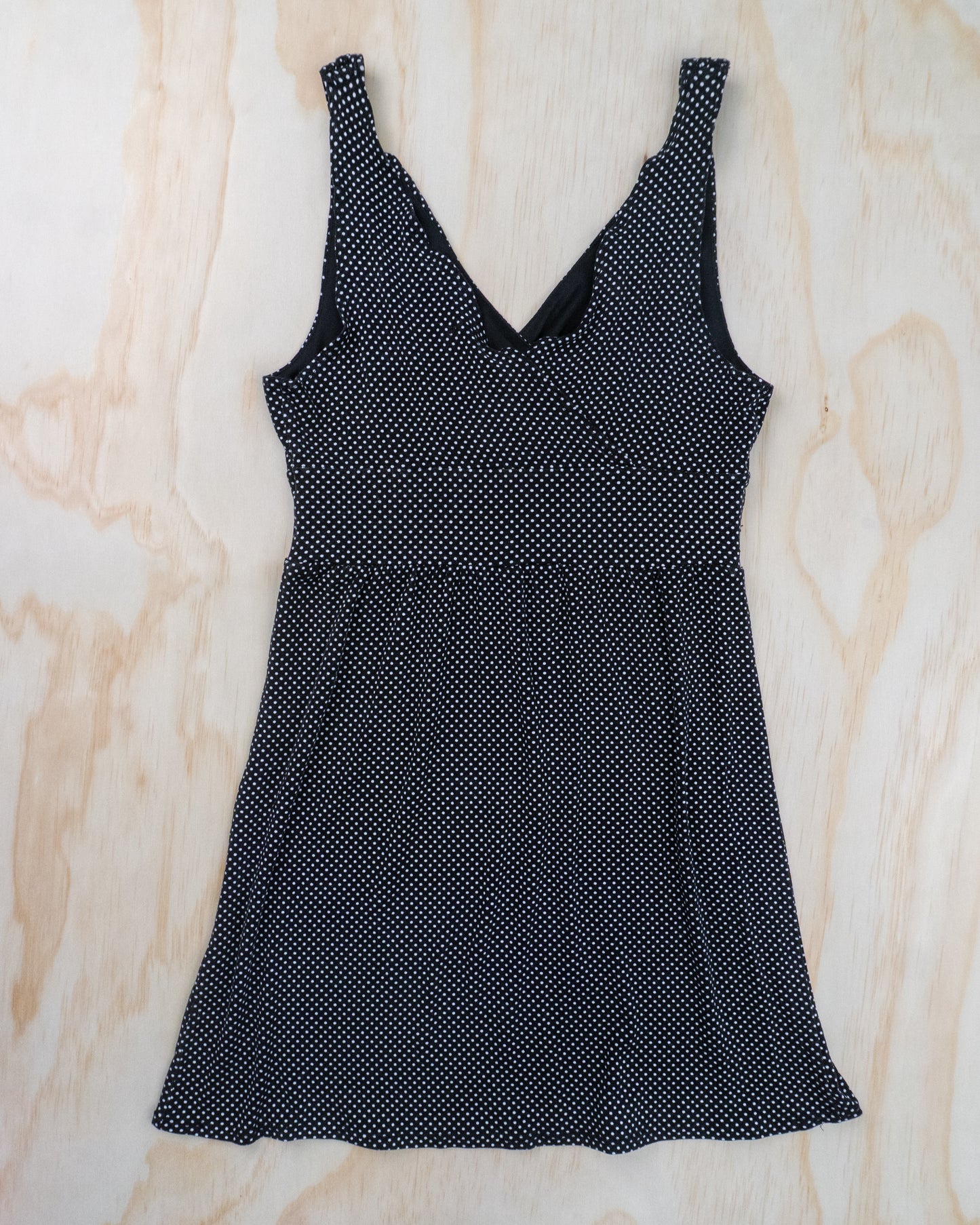 Vintage Polka Dot Mini Dress - XS