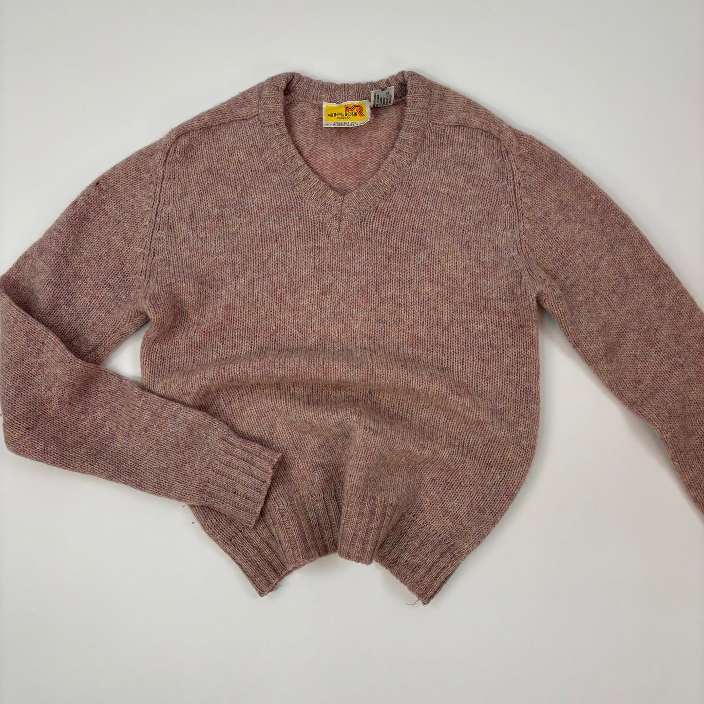 Vintage Multi Colour Wool Sweater - S