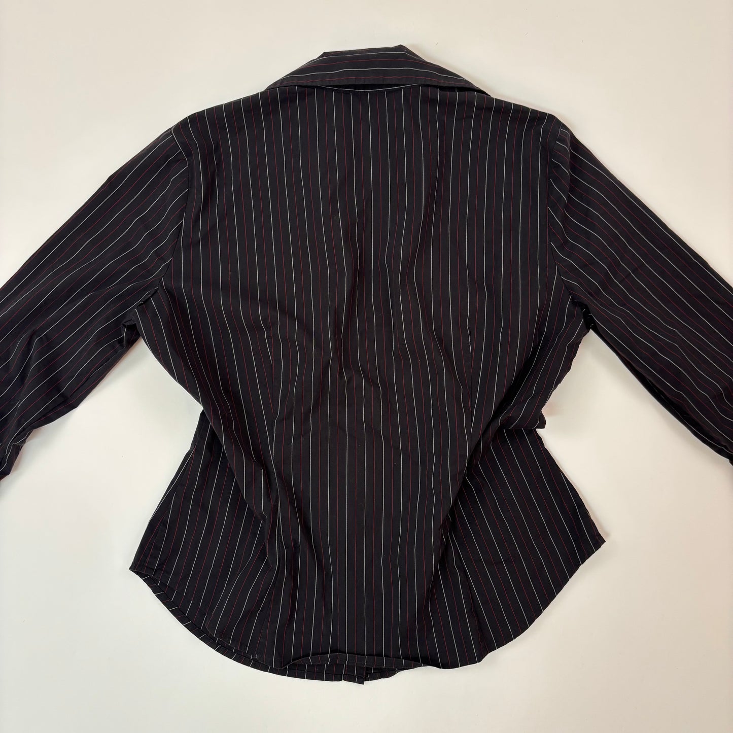 90s RW&CO Stripe Blouse - L