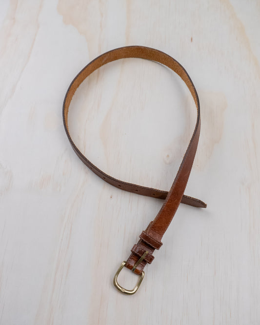 Vintage Leather Belt - S/M
