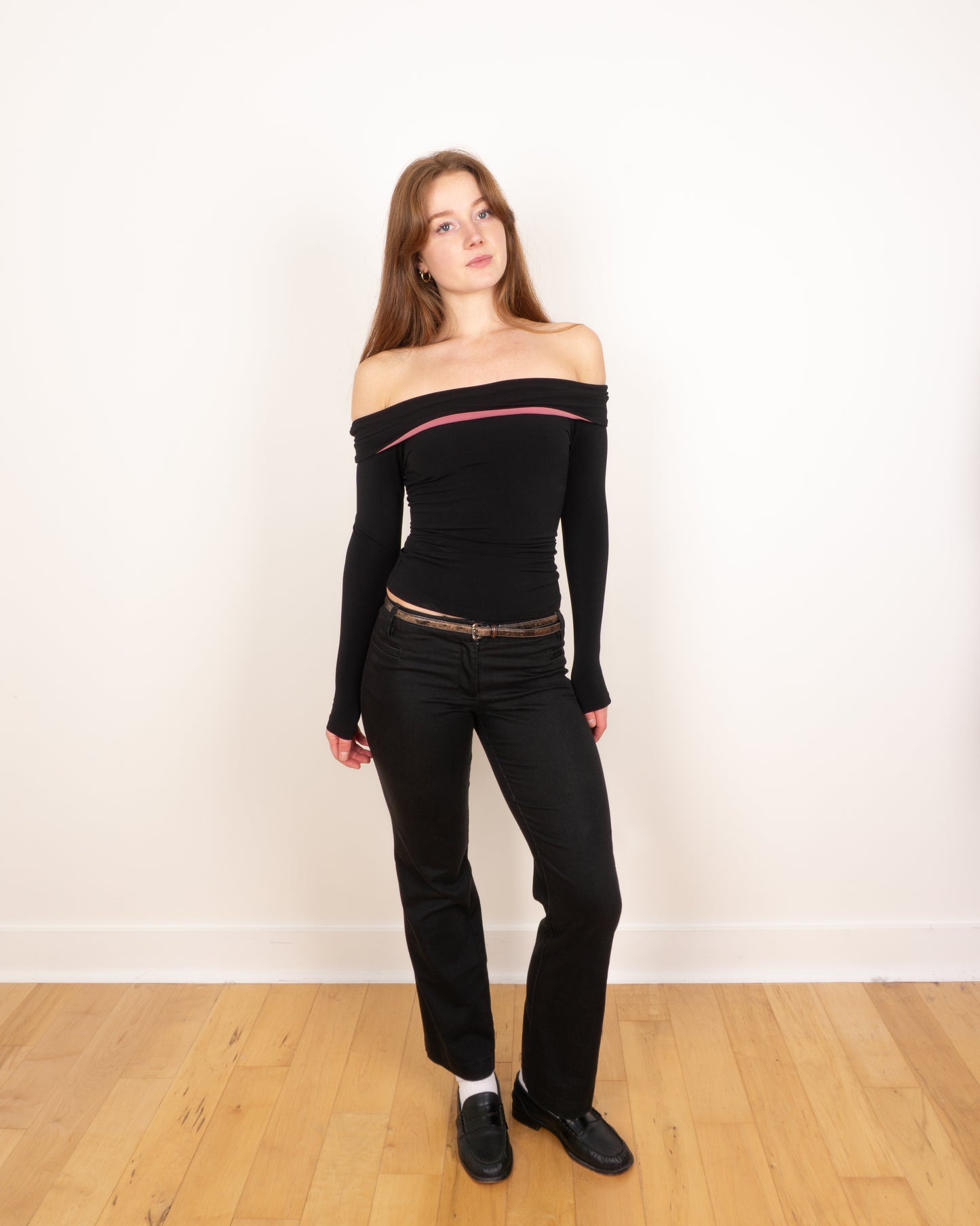 90s Off the Shoulder Top - XS
