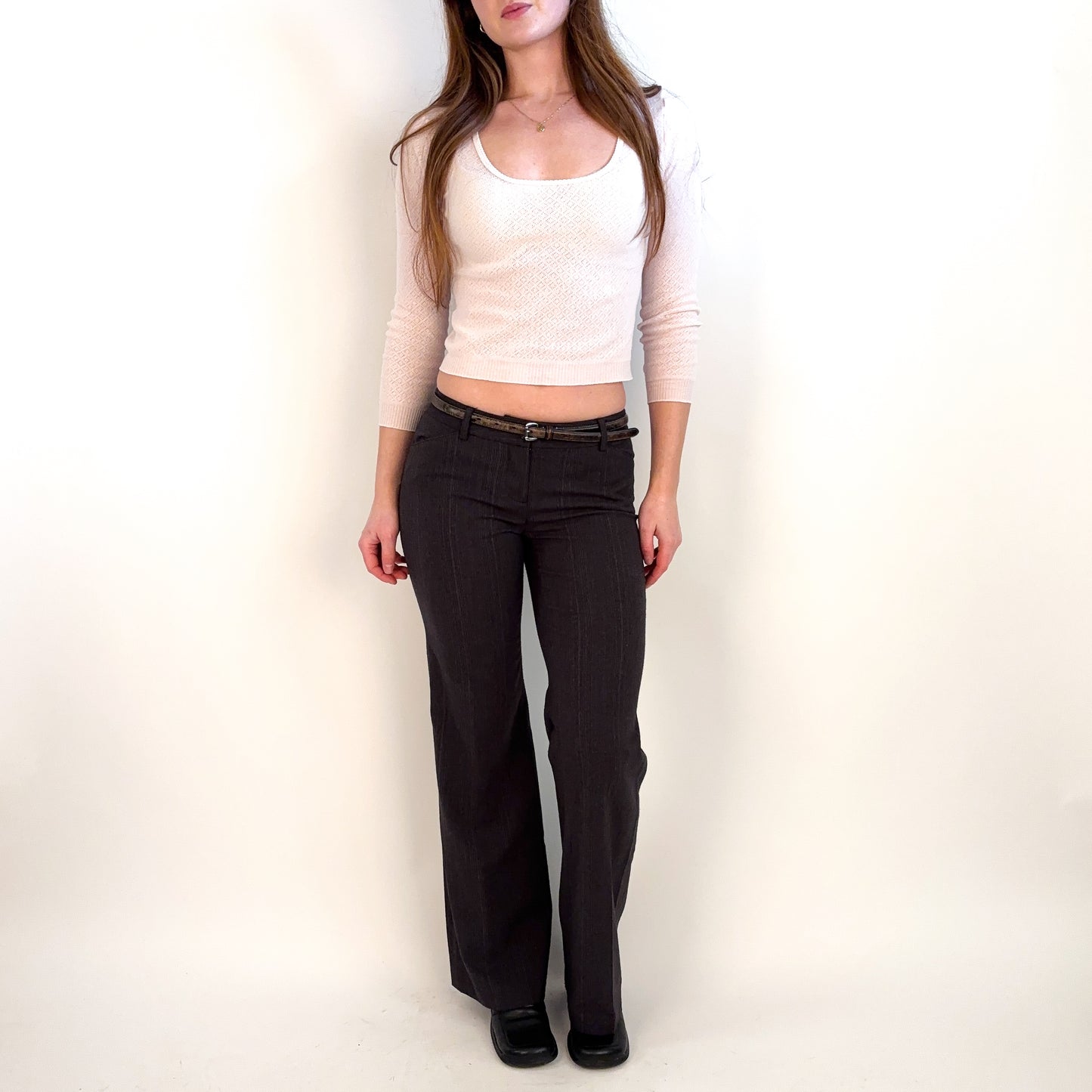2000s Light Stripe Pant - 25