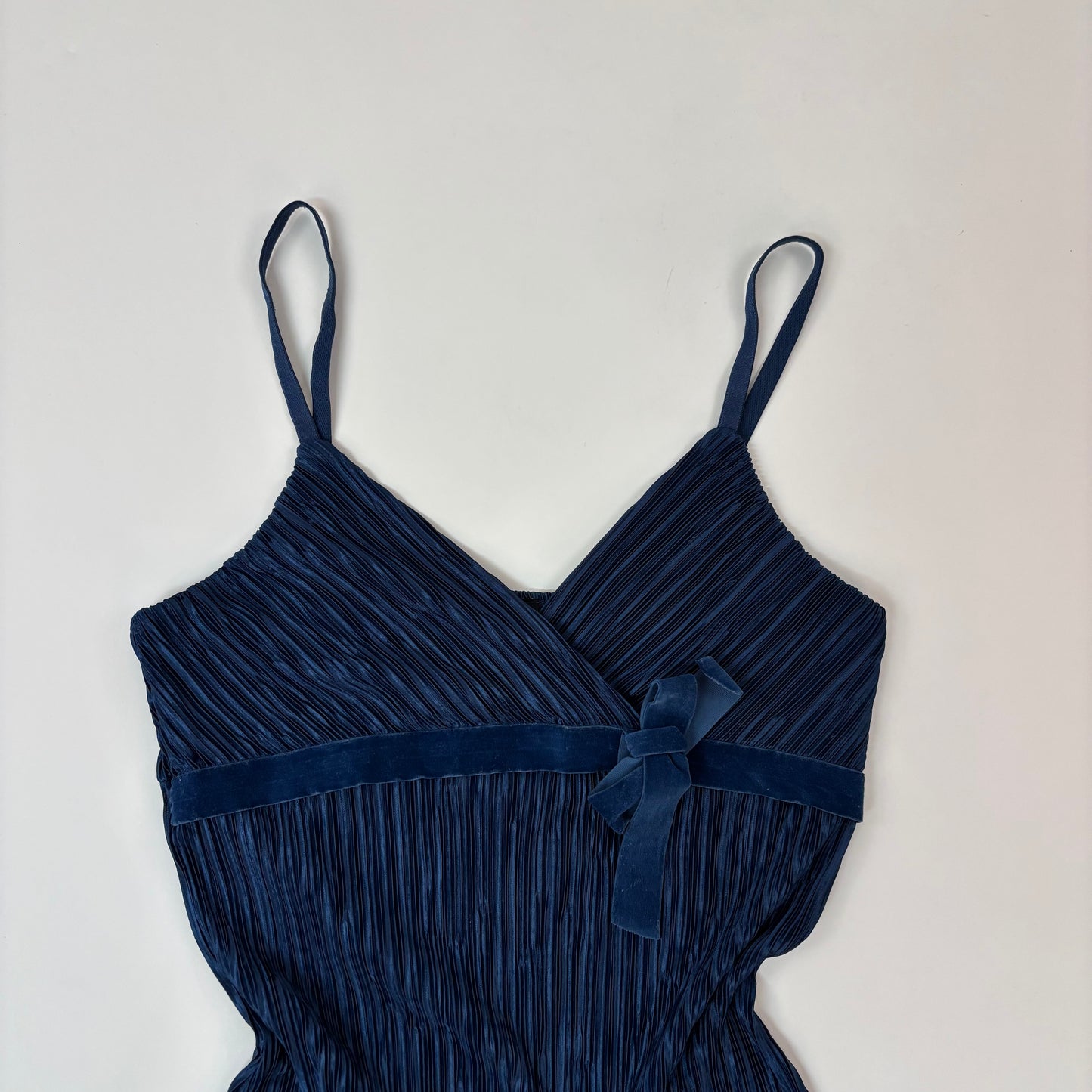 2000s Blue Bow Top - M