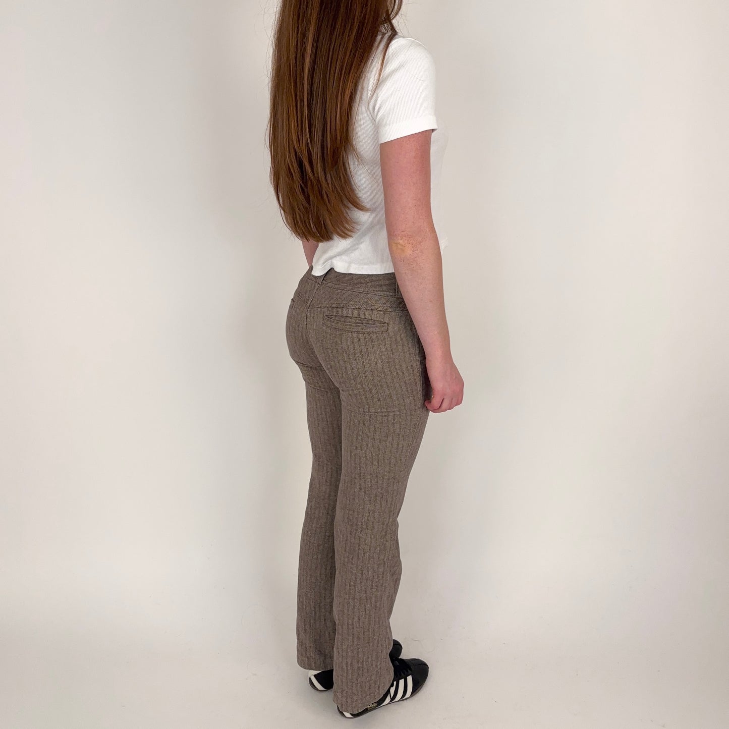 2000s Cotton Stripe Pants - 26/27