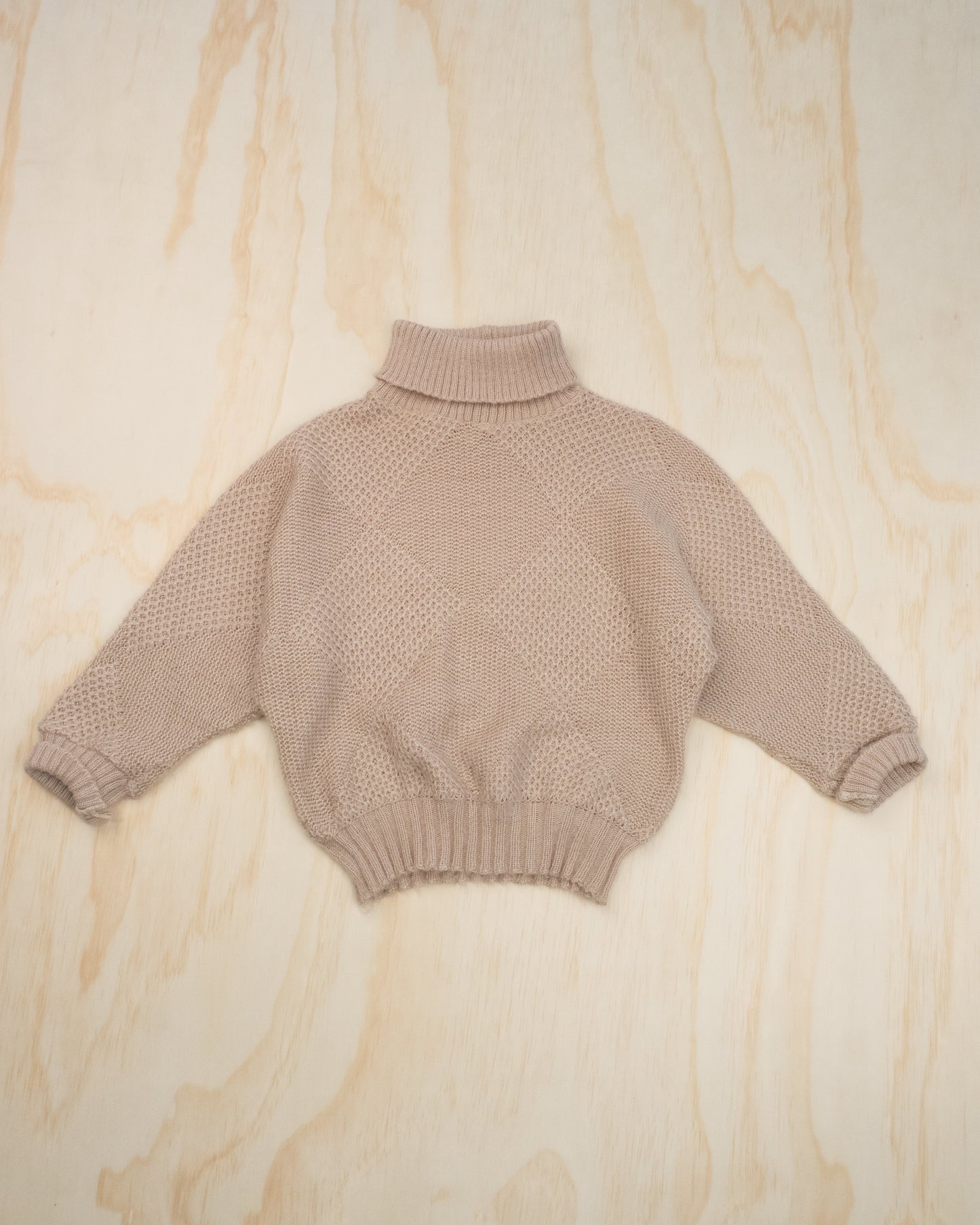Vintage Quarter Sleeve Turtleneck - S