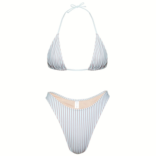 Perfect Pinstripe Bikini Bottoms