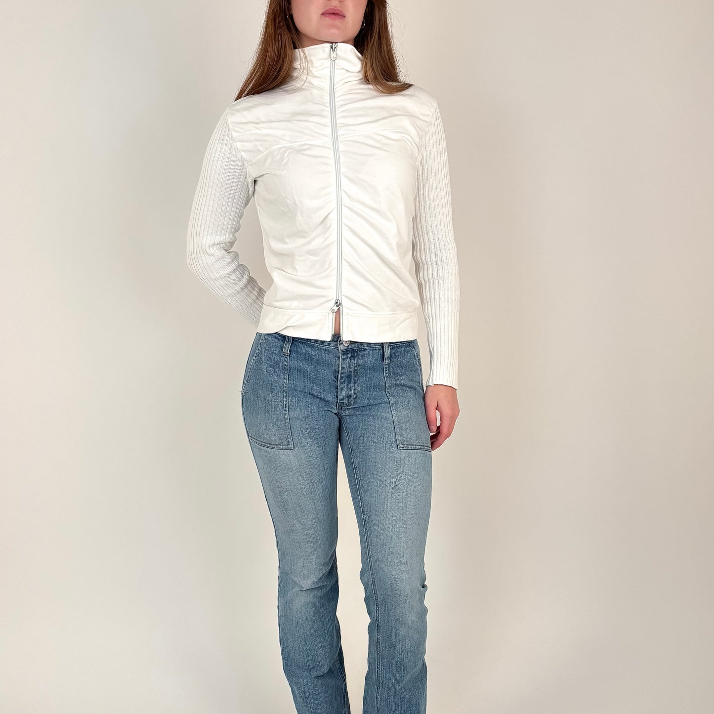 Vintage Double Zip Knit - S/M