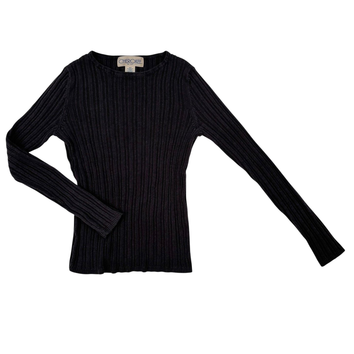 Vintage Ribbed Long Sleeve - S