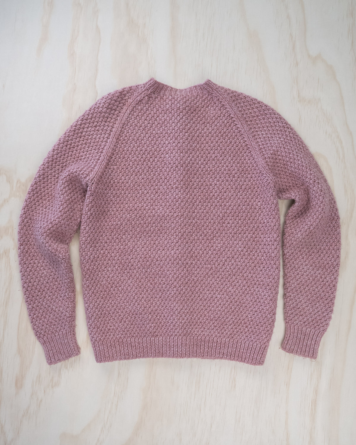 Cardigan en maille mauve des années 90 - S