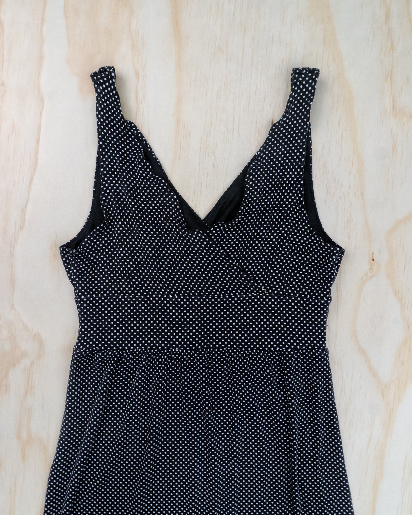 Vintage Polka Dot Mini Dress - XS