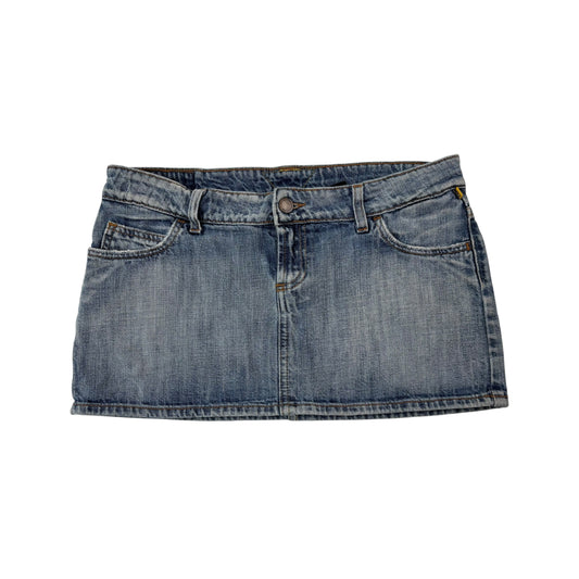 Vintage Denim Mini Skirt - 28