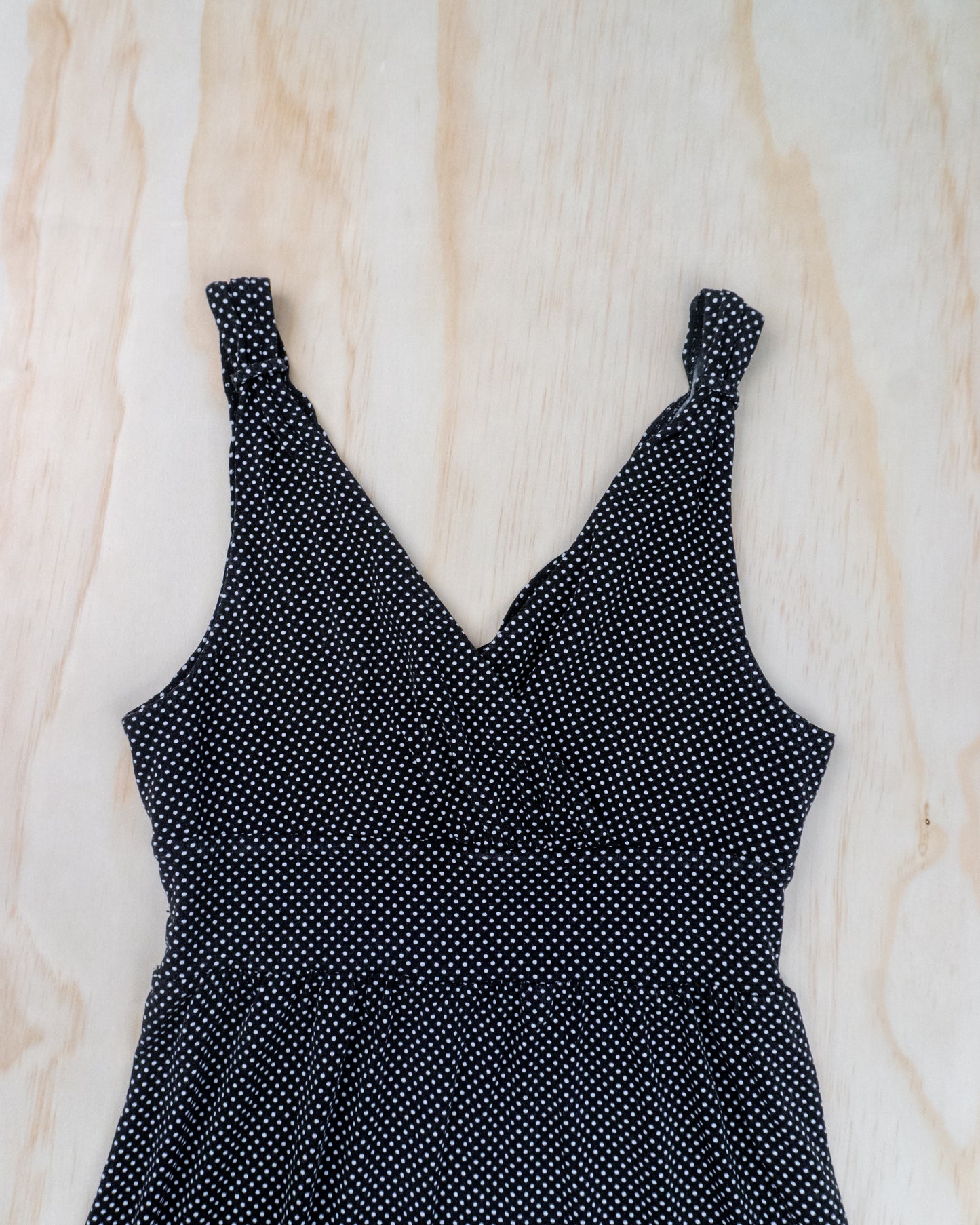 Vintage Polka Dot Mini Dress - XS