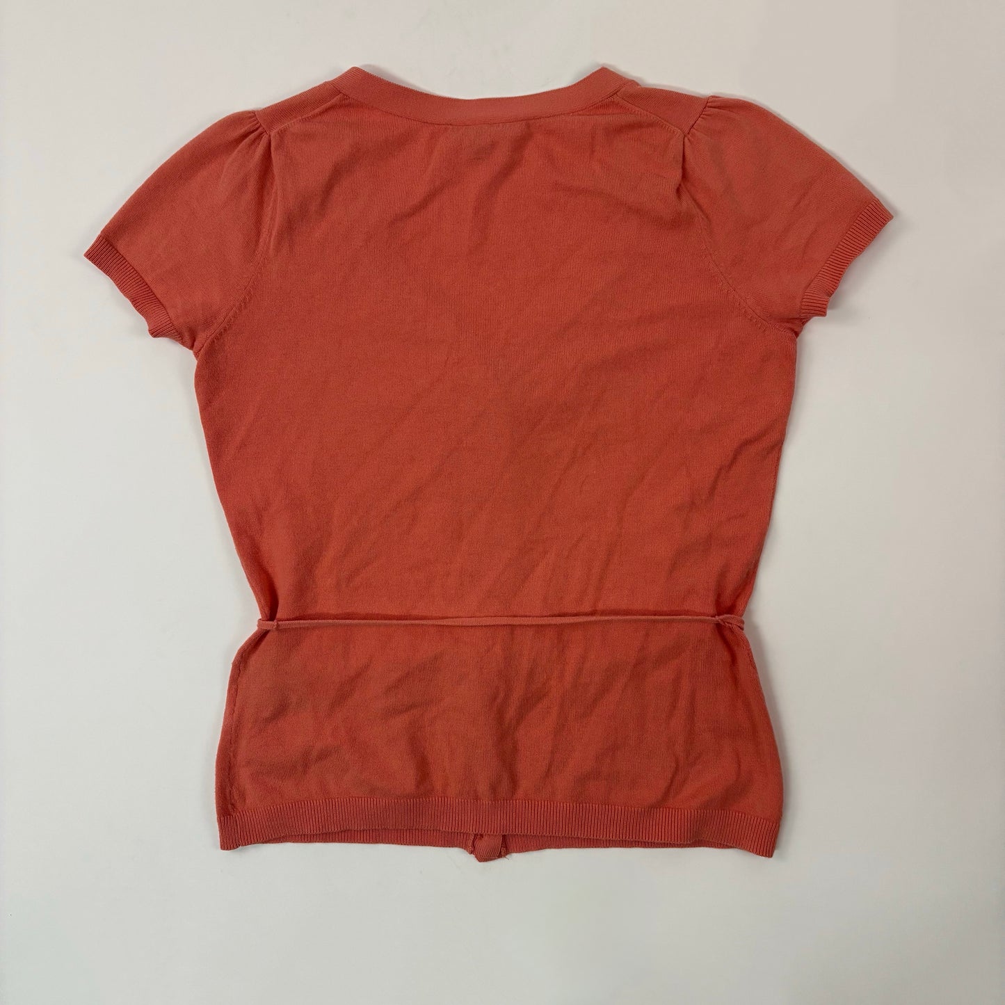 90s Coral Pink Cardigan - S/M