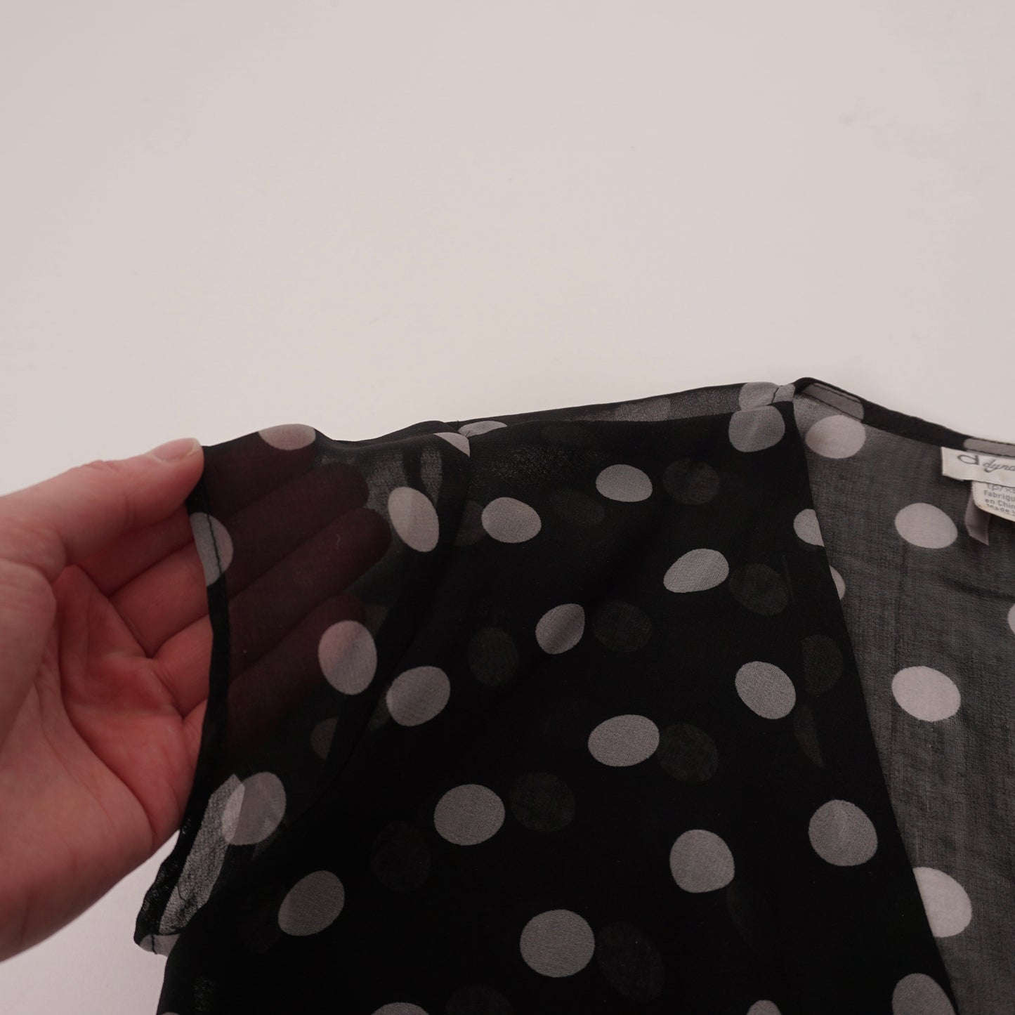 Vintage Polka Dot Dynamite Wrap Top - XS