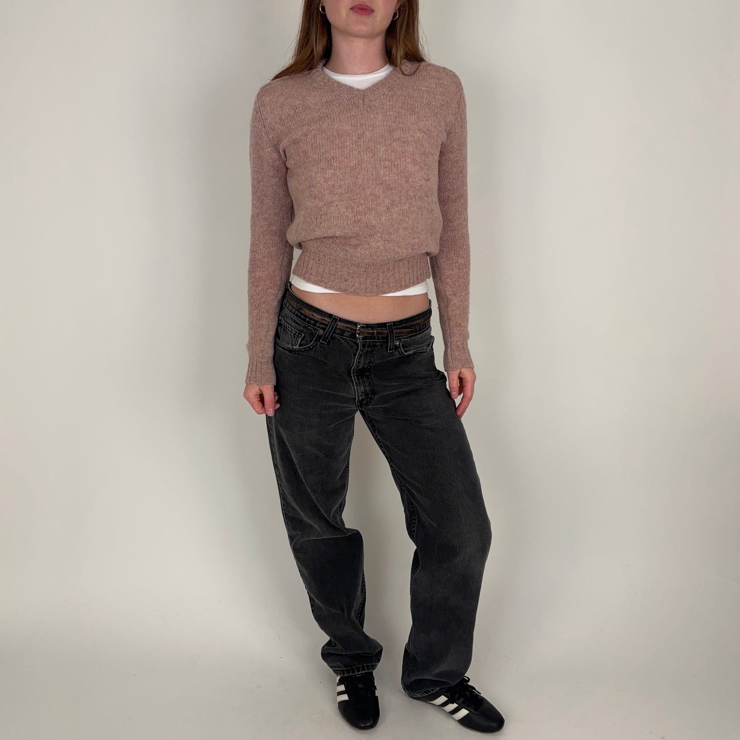 Vintage Multi Colour Wool Sweater - S