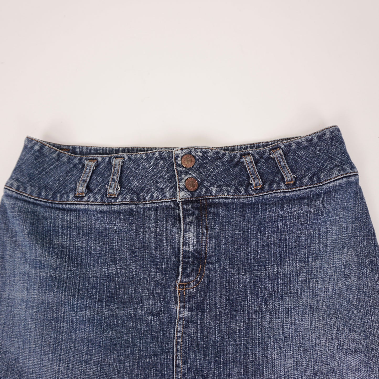 Vintage Denim Mini Skirt - 26