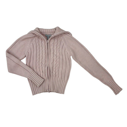 Vintage Pink Double Zip Knit - XS/S